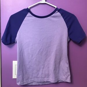 🍒3 for $12 - Bluenotes Two-tone Purple T-Shirt